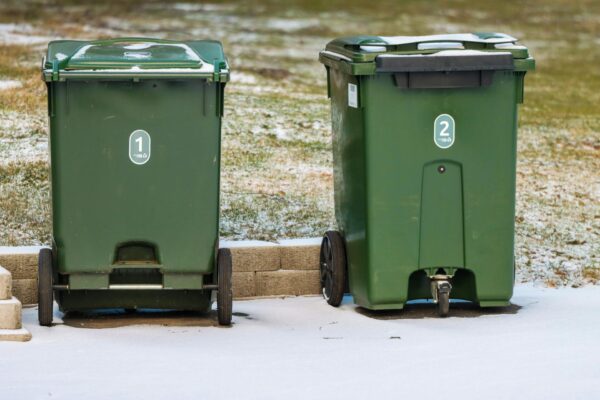 MULTIPLE TRASH CANS CLEANING (2 Cans)